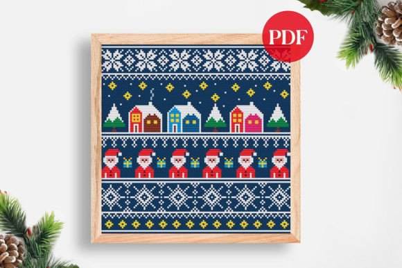 Christmas Ornaments Cross Stitch Pattern