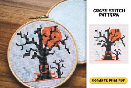 Halloween Cross Stitch Pattern