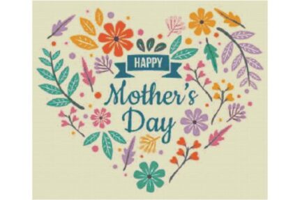 Mothers Day Counted Cross Stitch Pattern